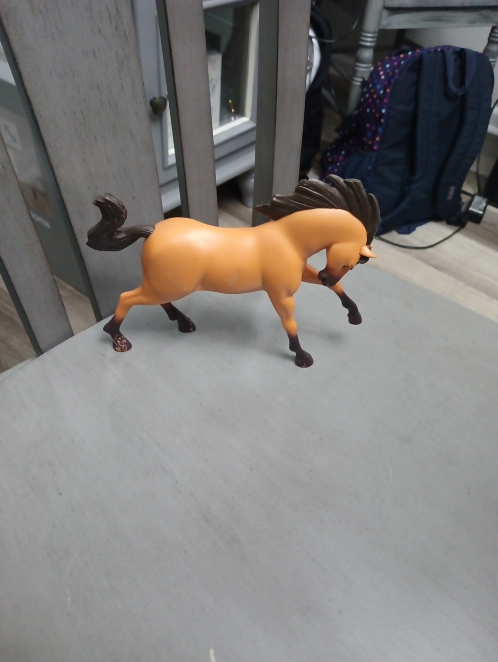 Decorative Buckskin Horse 2017 Dwallc Just Play Figurine in Tan and Brown